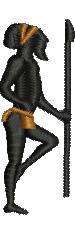 Aboriginal ManEmbroidery Design