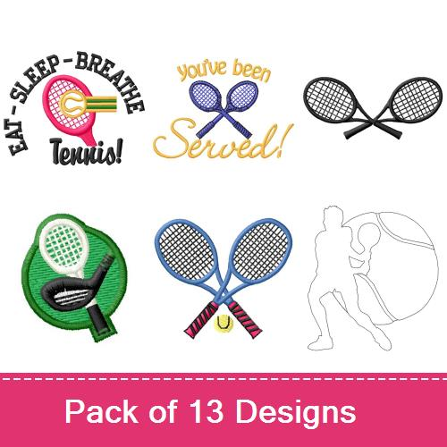 Eat, Sleep, Tennis Design Pack