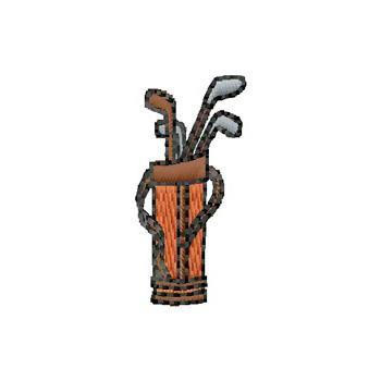 Golf Bag Embroidery Design