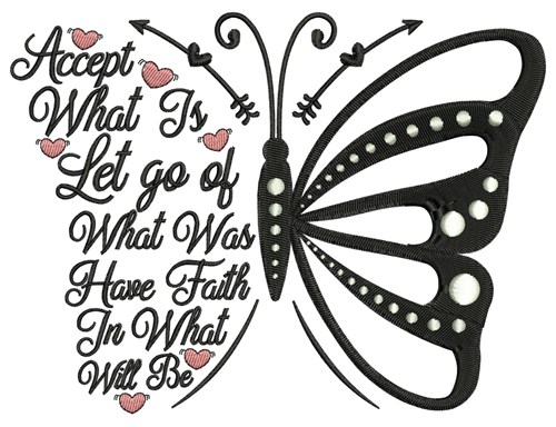 Accept What IsEmbroidery Design