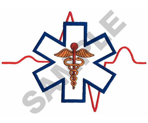 STAR OF LIFE LOGO Embroidery Design