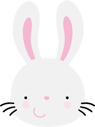Adorable Bunny Face SVG Cut File