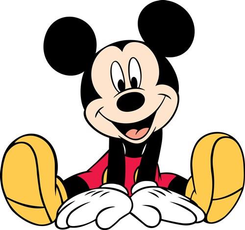 Happy Mickey Mouse SVG Cut File