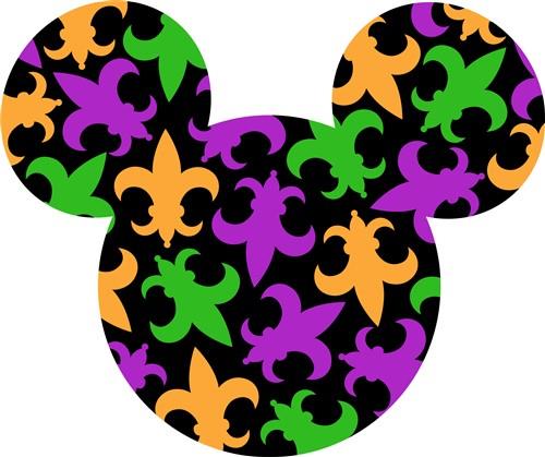 Fleur Dis Lys Mickey SVG Cut File