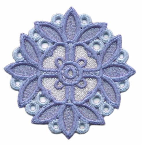 Floral Lace Embroidery Design