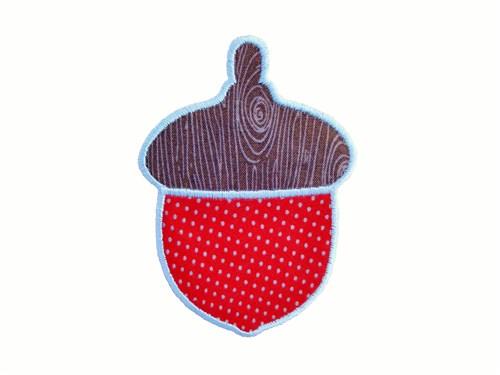 Acorn Applique Embroidery Design