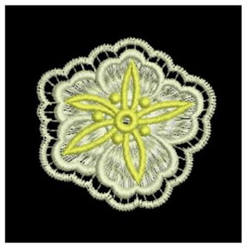 3D FSL Flower Embroidery Design