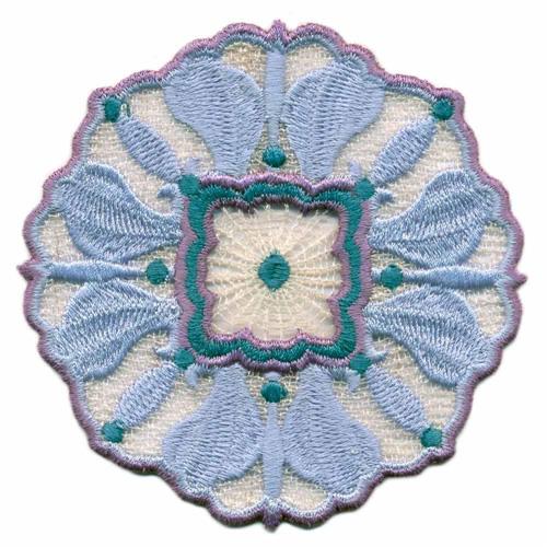 Lace Medallion Embroidery Design