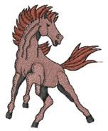 MUSTANGEmbroidery Design