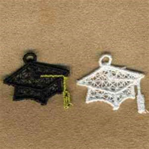 Mortarboard CharmsEmbroidery Design