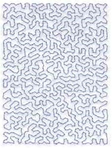 Rectangle Stipple Embroidery Design