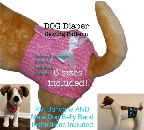 Dog Diapers PDF Sewing Pattern
