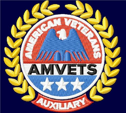 American Veterans Auxiliary Embroidery Design