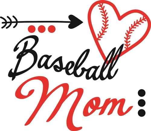 Baseball Mom SVG Cut File