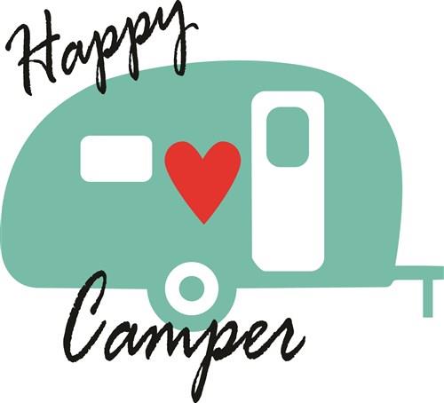 Happy Camper SVG Cut File