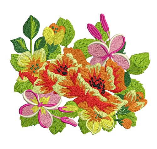 Flowers Embroidery Design