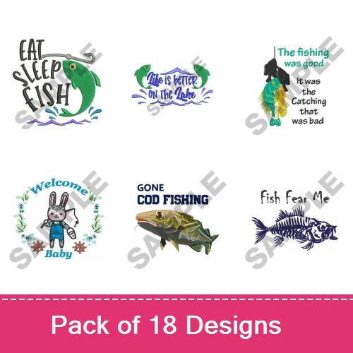 A Good Fishing Story Design Pack