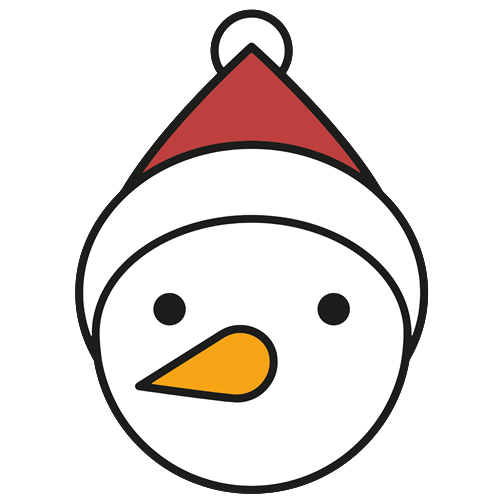 Snowman Head SVG Cut File