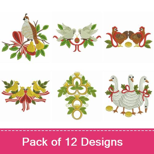 12 Days of Christmas Design Pack