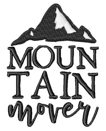Mountain Mover Embroidery Design