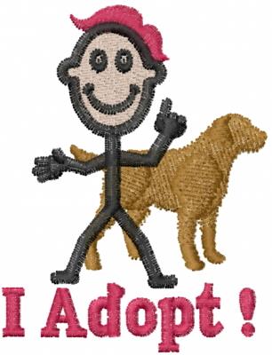 Adopter JoeEmbroidery Design