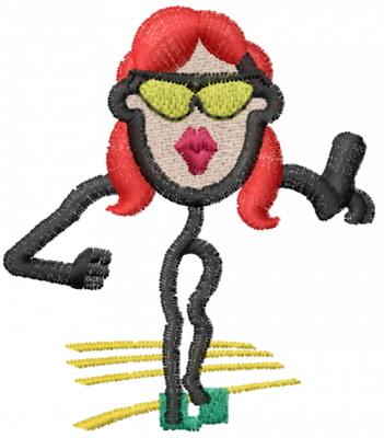 Runner JaneEmbroidery Design