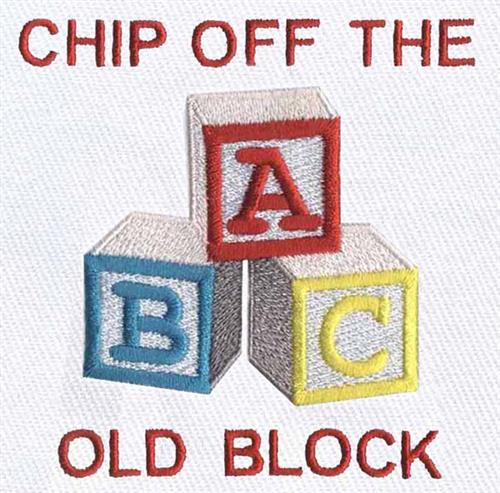 ABC blocksEmbroidery Design