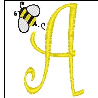 Bee AEmbroidery Design