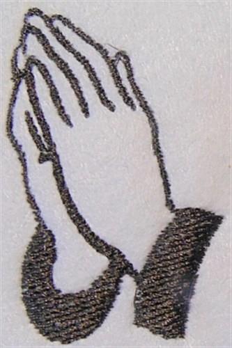 Praying HandsEmbroidery Design
