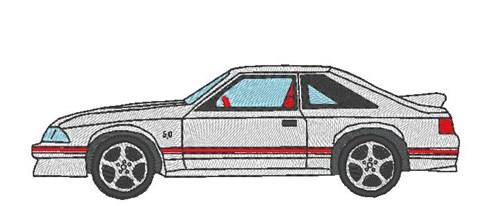 1983 Ford MustangEmbroidery Design