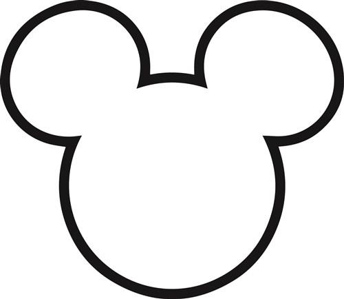 Mickey Outline SVG Cut File