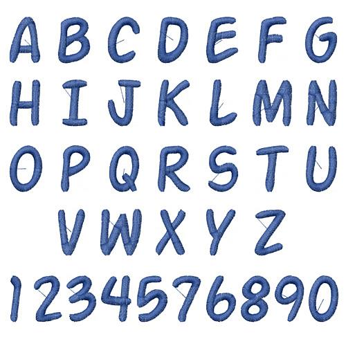 ACTION MAN Embrilliance Embroidery Font