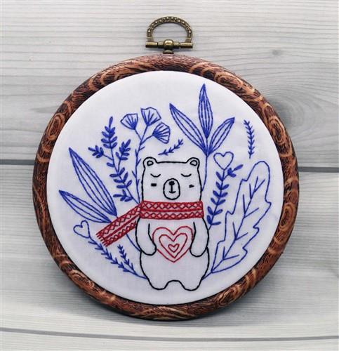 Valentines Bear & Flowers