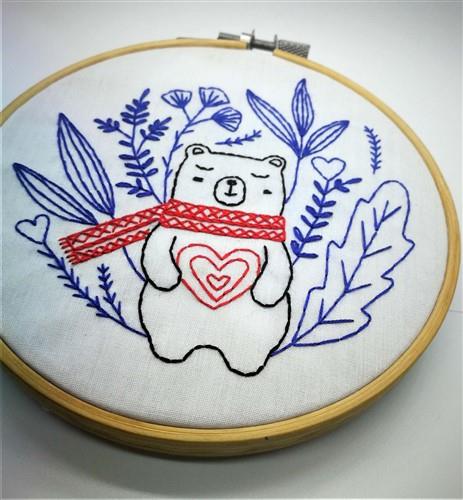 Valentines Bear & Flowers