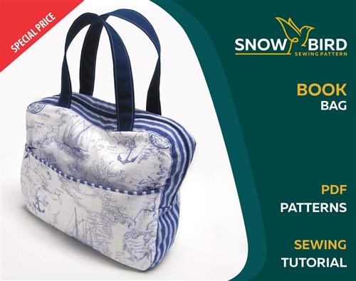 Book Bag PDF Sewing Pattern