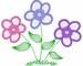 3 FlowersEmbroidery Design