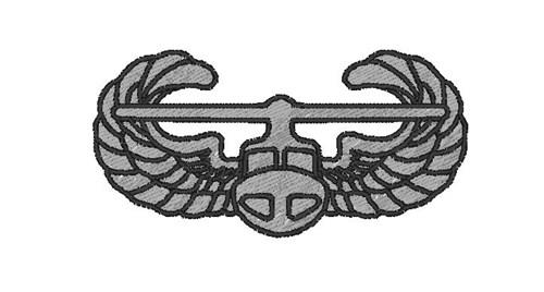Air Assault BadgeEmbroidery Design