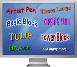 Embroidery Fonts Plus