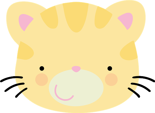 Adorable Cat Face SVG Cut File