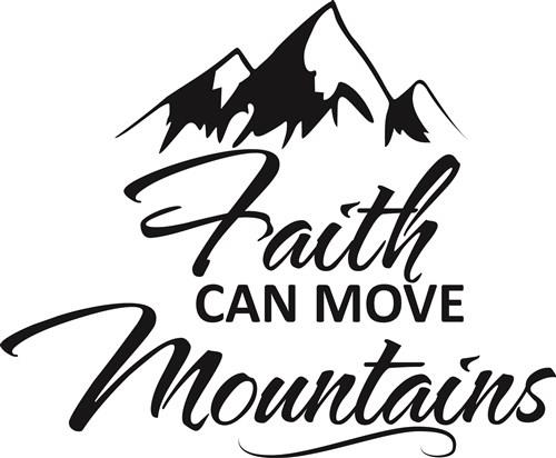 Faith Move Mountains SVG Cut File