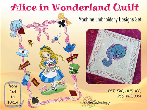 Alice in Wonderland Quilt
