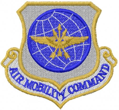 Air Mobility Command Embroidery Design