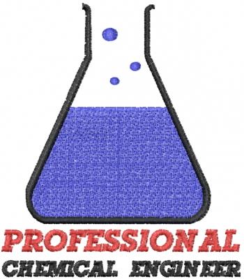 Professional Chemical Engineer Embroidery Design