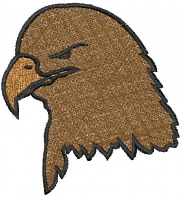 Eagle Head Embroidery Design