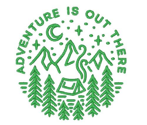 Adventure Out There Embroidery Design