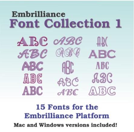Embrilliance Font Collection 1 Software