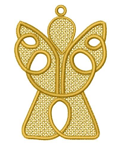 FSL Simple Angel OrnamentEmbroidery Design