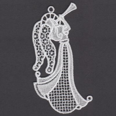 FSL Musical Angel Ornament Embroidery Design
