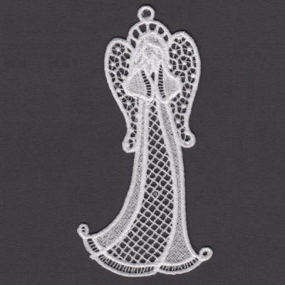 FSL Angel Ornament Embroidery Design