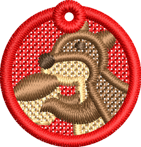 FSL Squirrel Embroidery Design
